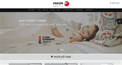 Desktop Screenshot of fagor.com.vn